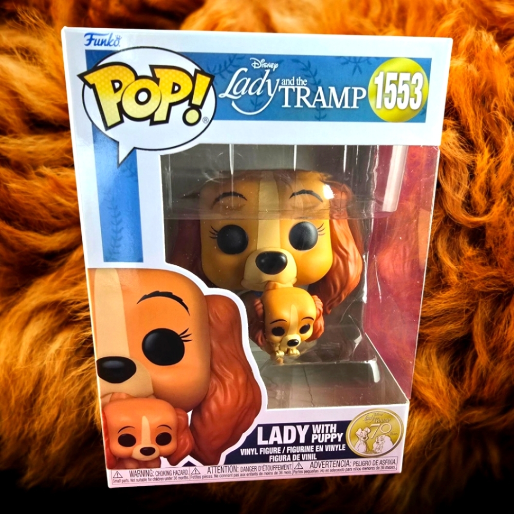 Lady with puppy funko # 1553 (nib) With pop protector